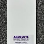 Absolute Powder Coating color sample, Coastal White