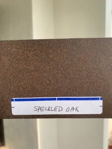 Speckled Oak laminate color sample